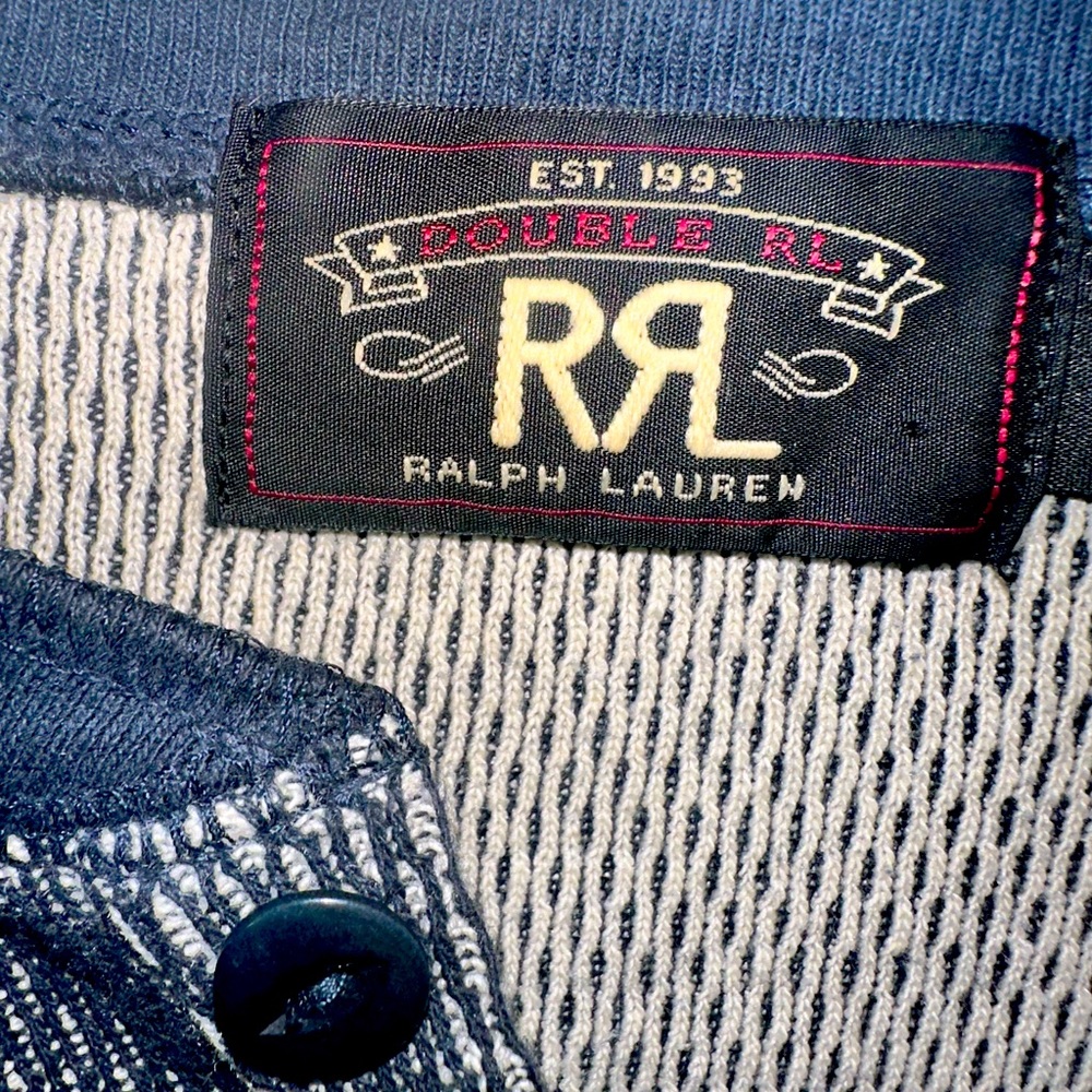 Double Ralph Lauren RRL Henley - Picture 2 of 4